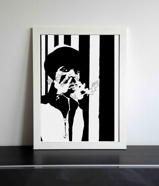 Noir Man MG Illustration
