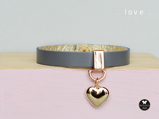 grey heart love barboleta