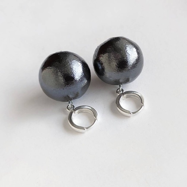 kolczyki z kamieniami Kolczyki OKRĄG