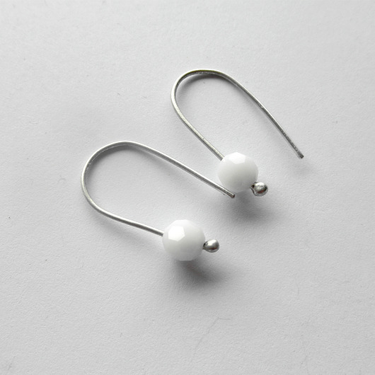 kolczyki z kamieniami Kolczyki OKRĄG