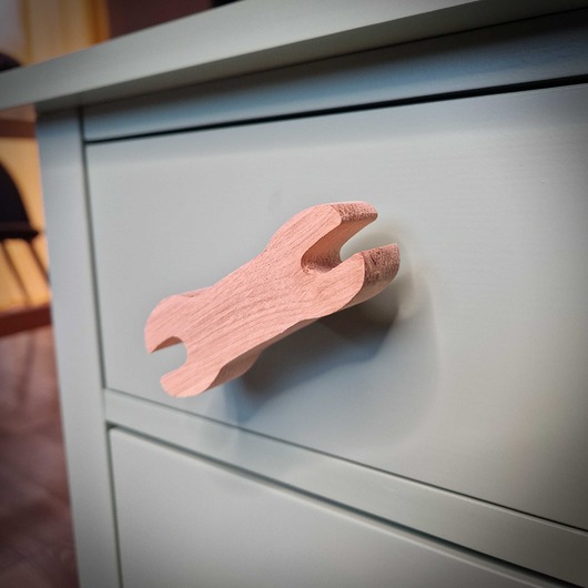 gałki do mebli Drewniane gałki do mebli, z drewna, BUDOWA klucz mechanika