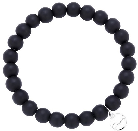 Bransoletka z onyksów i srebra 925 Coccola JEWELLERY