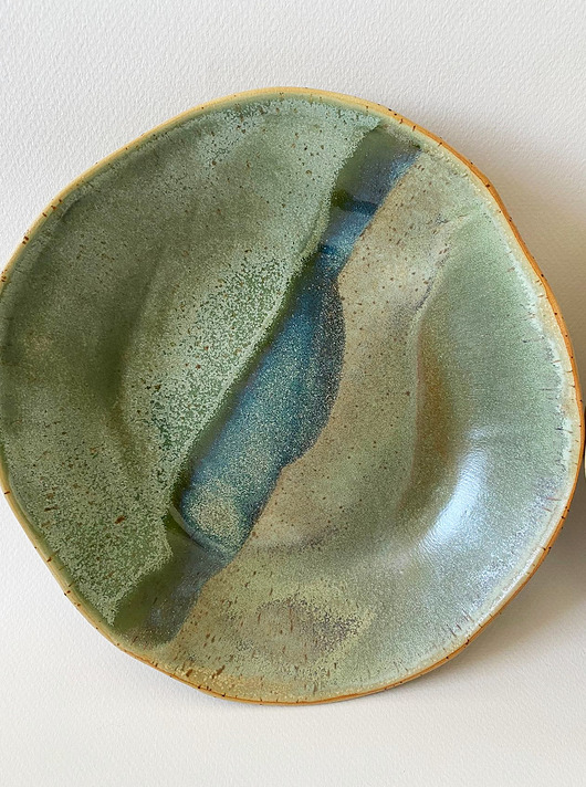 miski i misy Talerz głęboki, miska / zielony