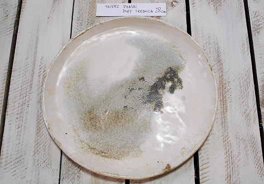 talerz ceramiczny   - biały Studio Mini Forma