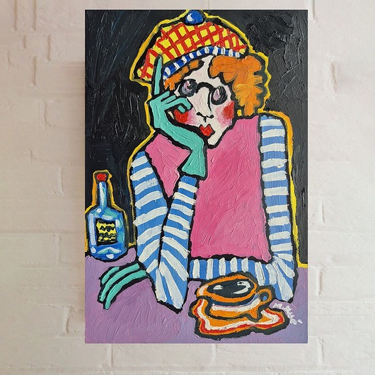 obrazy Obraz  fowizm dama z kawą