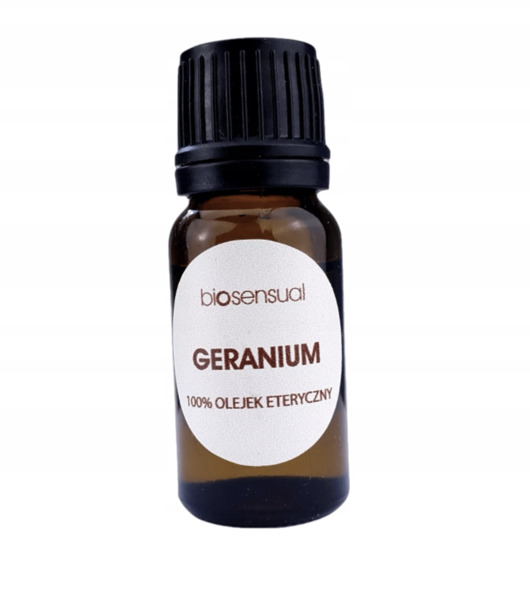 olejki do ciała  Naturalny olejek eteryczny GERANIUM 10ml