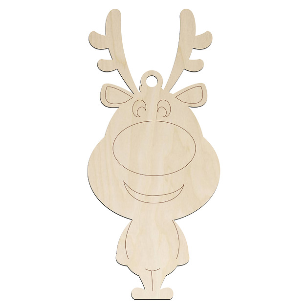 ozdoby choinkowe Ozdoby Zawieszki Choinkowe ZESTAW 10SZTUK Renifer Jelonek Decoupage Rudolf