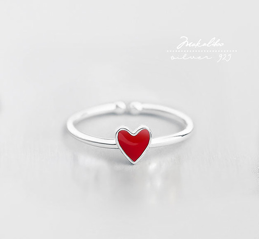 pierścionki srebrne Pierścionek Serduszko Love srebrny