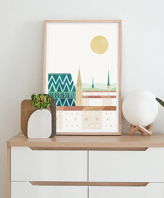 plakaty Wiedeń - plakat 50x70 cm fine art