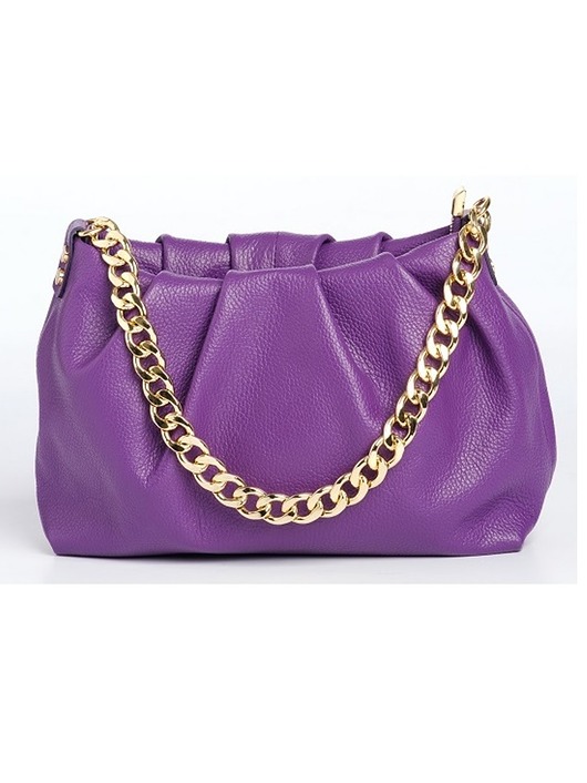 torby na ramię Torba Skórzana na Ramię - marszczona (6844)