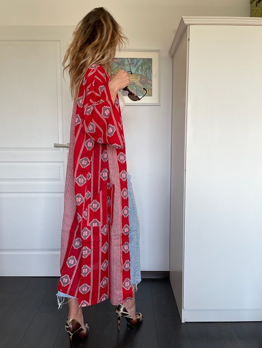 ubrania różne Długie lekkie kimono boho Wild Love