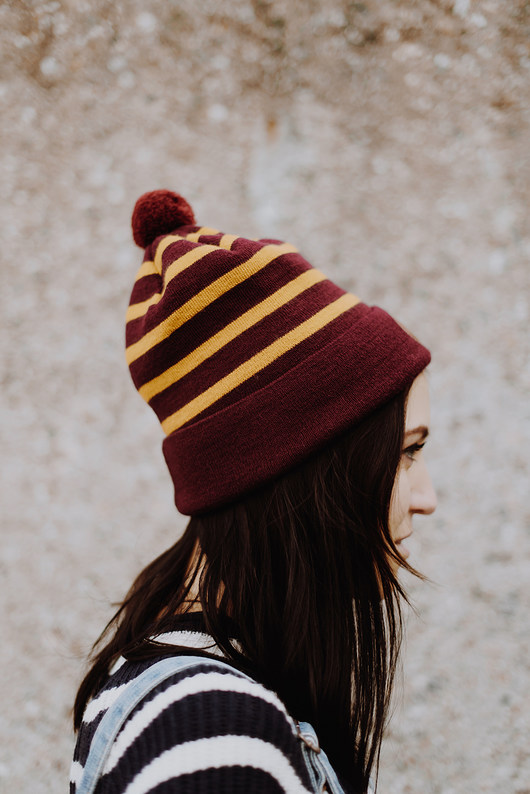 Czapka Gryffindor z pomponem KABAK