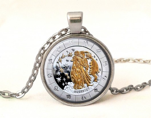 Medalion Wodnik - znaki zodiaku EGGinEGG