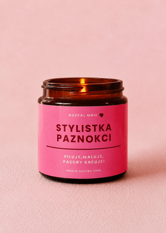 świece zapachowe Świeczka sojowa Stylistka Paznokci