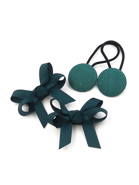 ozdoby do włosów dla dzieci Komplet do włosów gumki i spinki kokardki święta