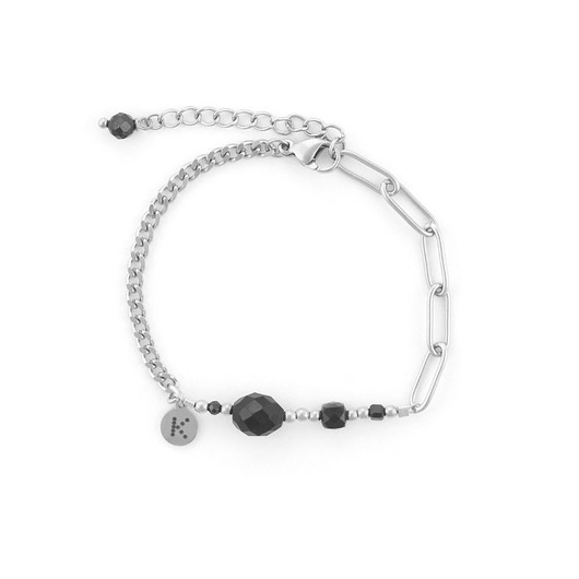 bransoletki z kamieni naturalnych Bestseller! Bransoletka zodiakalna - Skorpion Srebrna stal szlachetna