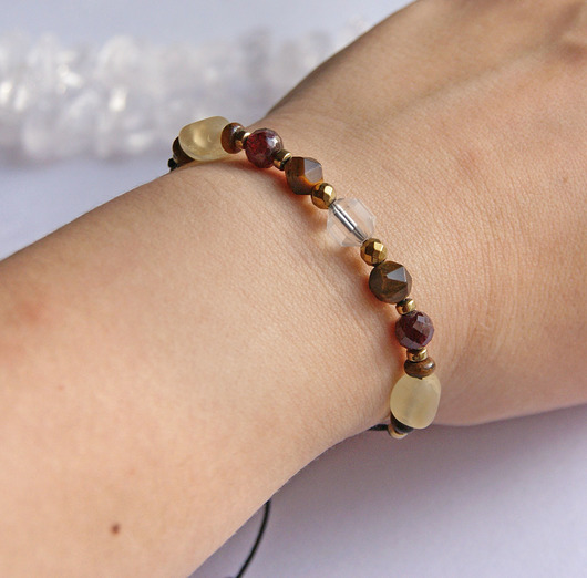 bransoletki z kamieni naturalnych LEW - zodiac collection - NEW