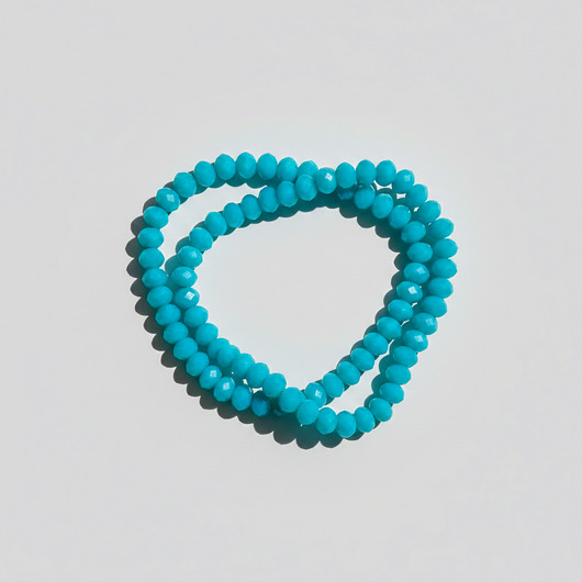 bransoletki ze szkła Turkusowy zestaw bransoletek