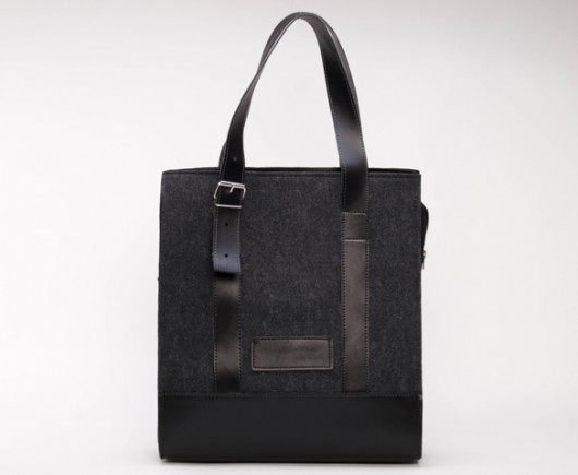 Torba filcowa work.XXL ciemny filc/srebr playworkcreate