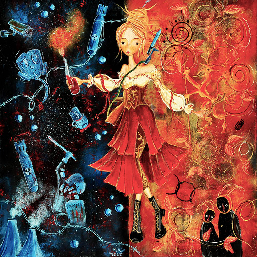 grafiki i ilustracje La Rage (canvas)