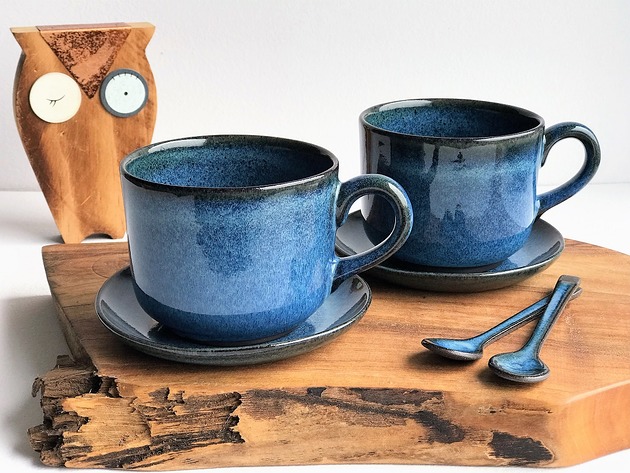 kubki Zestaw dla dwojga Kubek ceramiczny Duża filiżanka