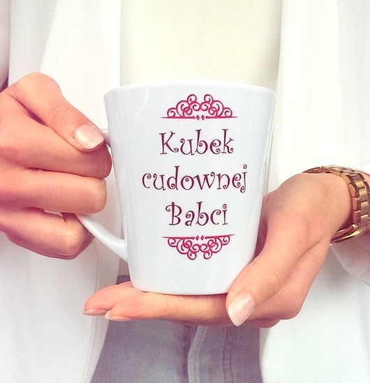 Kubek Latte DLA BABCI FarrowDesign