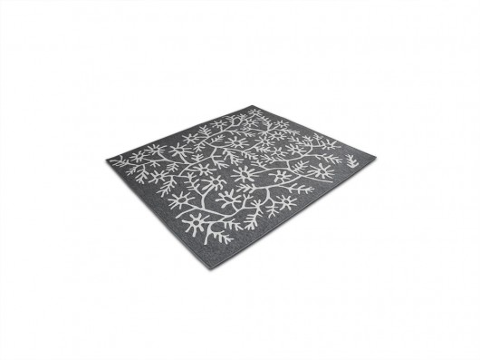 Dywan z filcu MUDDLE FLOWERS grey melyo