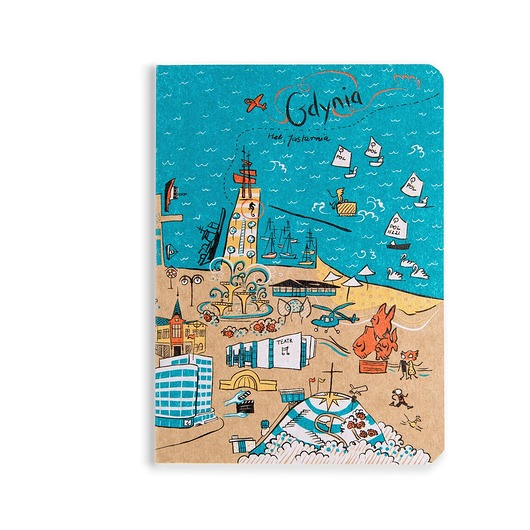 Notes Gdynia Panorama Gliniana Kura