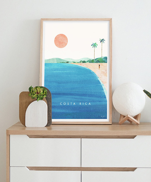plakaty Kostaryka - plakat podróżniczy fine art
