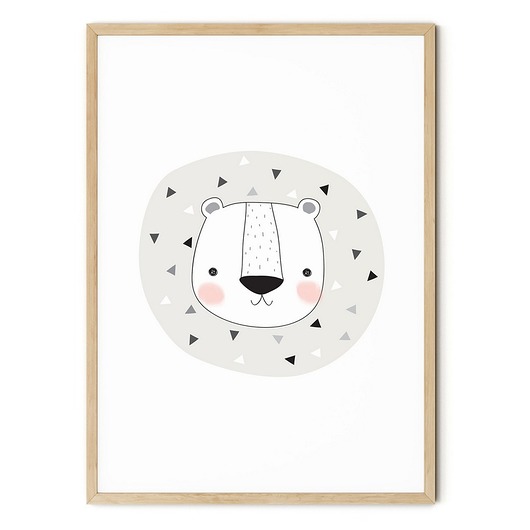 Plakat skandynawski Lion Lew myscandi