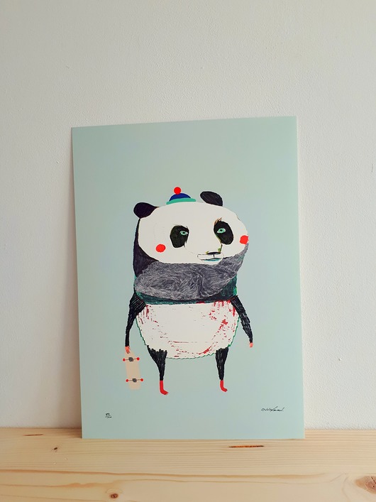 obrazy i plakaty do pokoju dziecięcego Panda