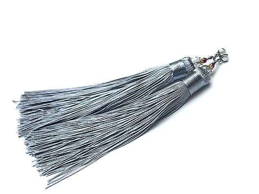 MAXI  BOHO /grey/  - kolczyki  Katia i krokodyl