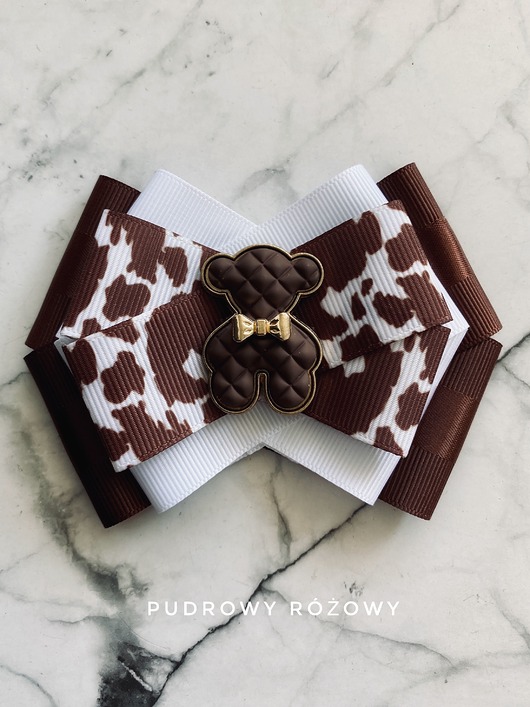 broszki Jesienna Brosza  z  czekoladowym MISIEM Nowość