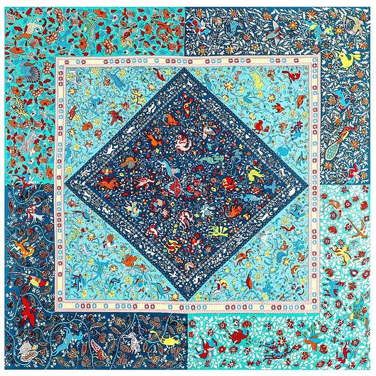 apaszki CHUSTA duża SZAL SZALIK Apaszka jedwabna damska