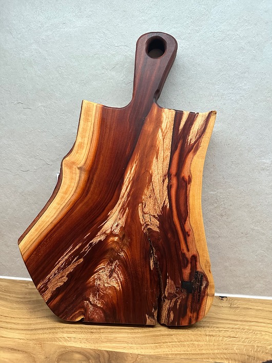 deski do krojenia i tace Drewniana deska z jabłoni