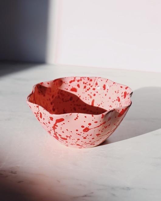 miski i misy Miska z falbanką