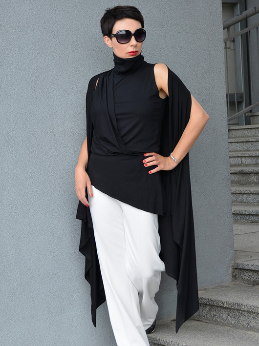 KAMIZELKA BOX black momo fashion