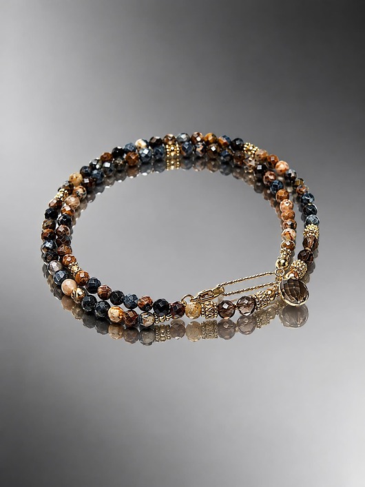 chokery Jaspis mokka  /choker/ 19.09.25 - Szlachetna kolekcja