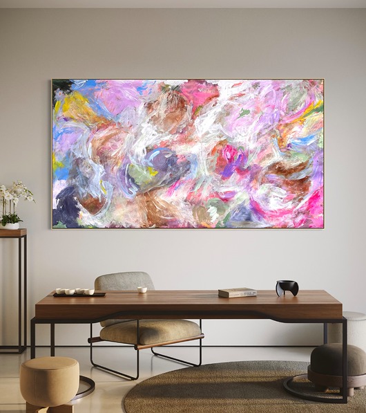 obrazy Obraz abstrakcyjny 192x108 cm