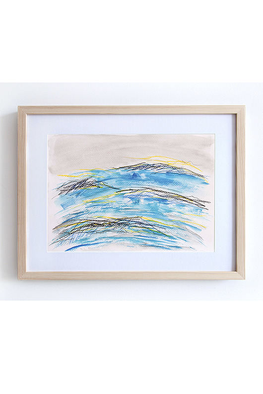 obrazy ORYGINAŁ - PEJZAŻ NO.19 - 21 cm x 30 cm