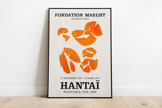 plakaty Simon Hantai - Exhibition Poster