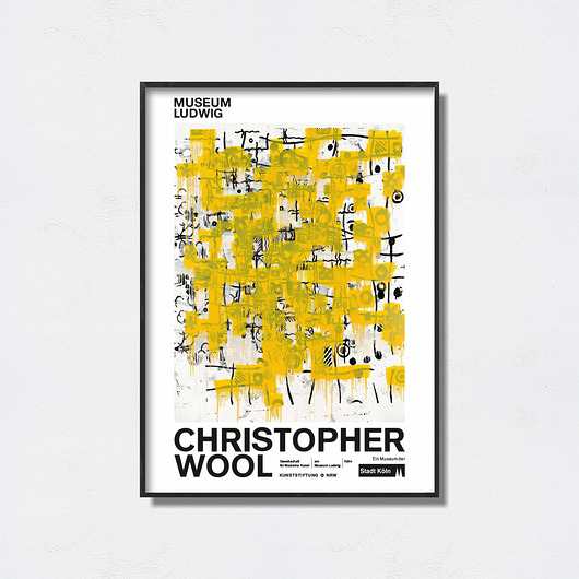 plakaty Christopher Wool - Exhibition Poster