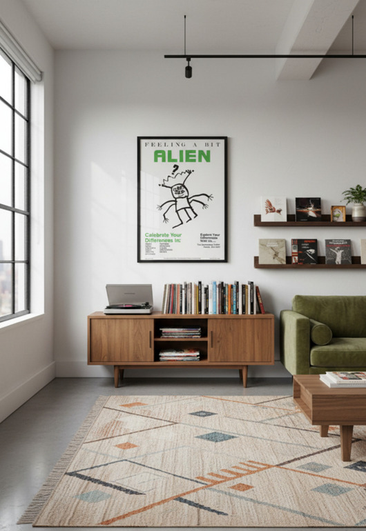 plakaty PLAKAT Alien retro poster dekoracja lata 80te prezent kosmita