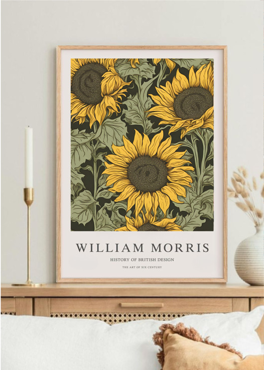 plakaty PLAKAT dekoracyjny , William Morris, wystawowy