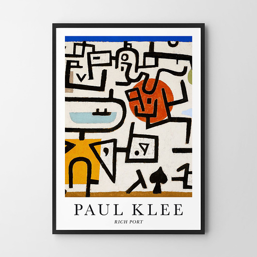 plakaty Plakat Paul Klee Rich Port