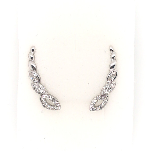 Eleganckie srebrne nausznice pr.925 VENA Jewellery