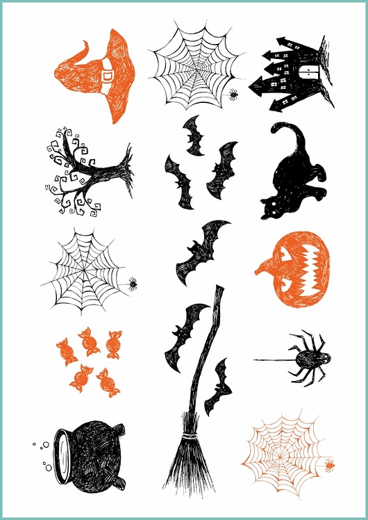 tatuaże zmywalne, tymczasowe Tatuaż tymczasowy "Halloween 07"