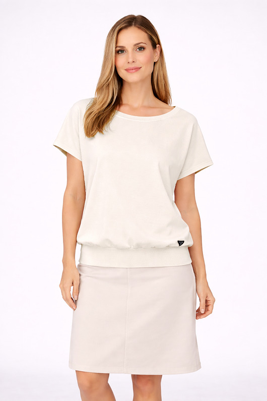 t-shirt damskie Bluzka,, NOEL" Ecru