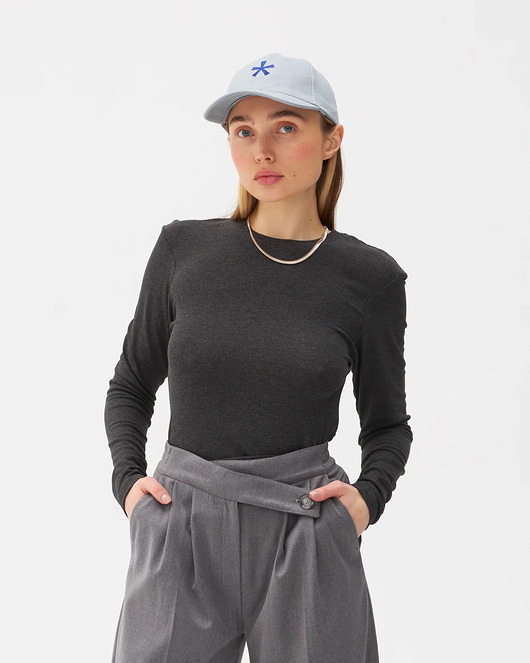 bluzki z długim rękawem damskie Sweatshirt Bella graphite