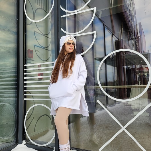 bluza z kapturem damska Bluza Sportowa ' Snow Queen"